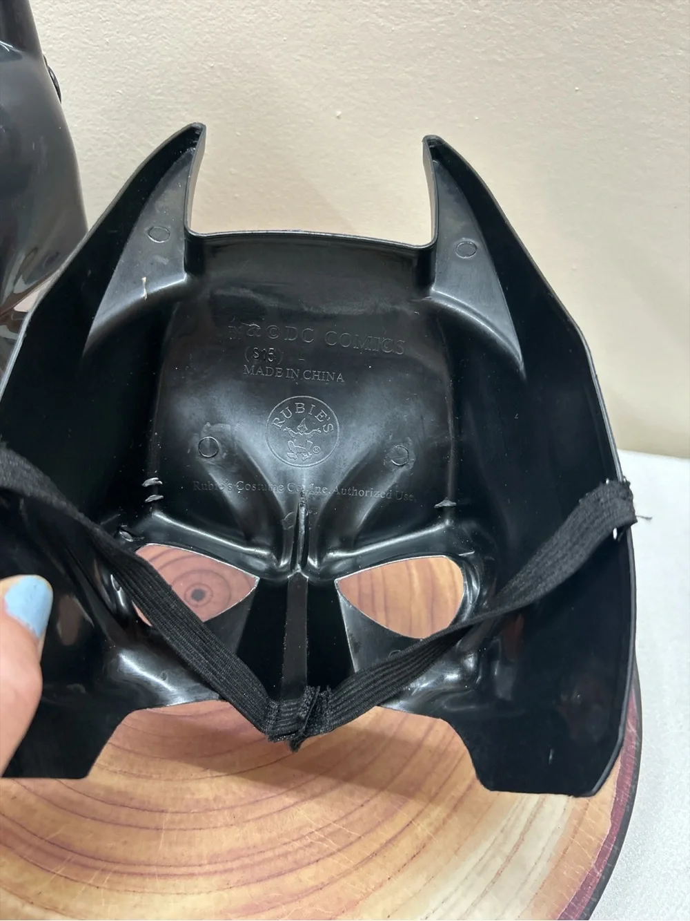 Batman Halloween Candy Bucket Basket Rubies DC Comics Mask Costume Decor Lot